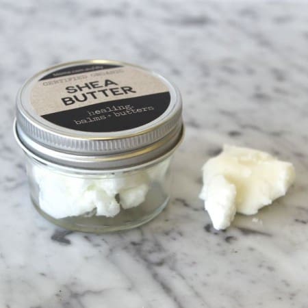 100% Pure Shea Butter Certified Organic in Glass Jar 50g - Biome