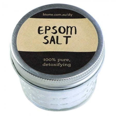 Natural Epsom Salt in Glass Jar 80g - Biome