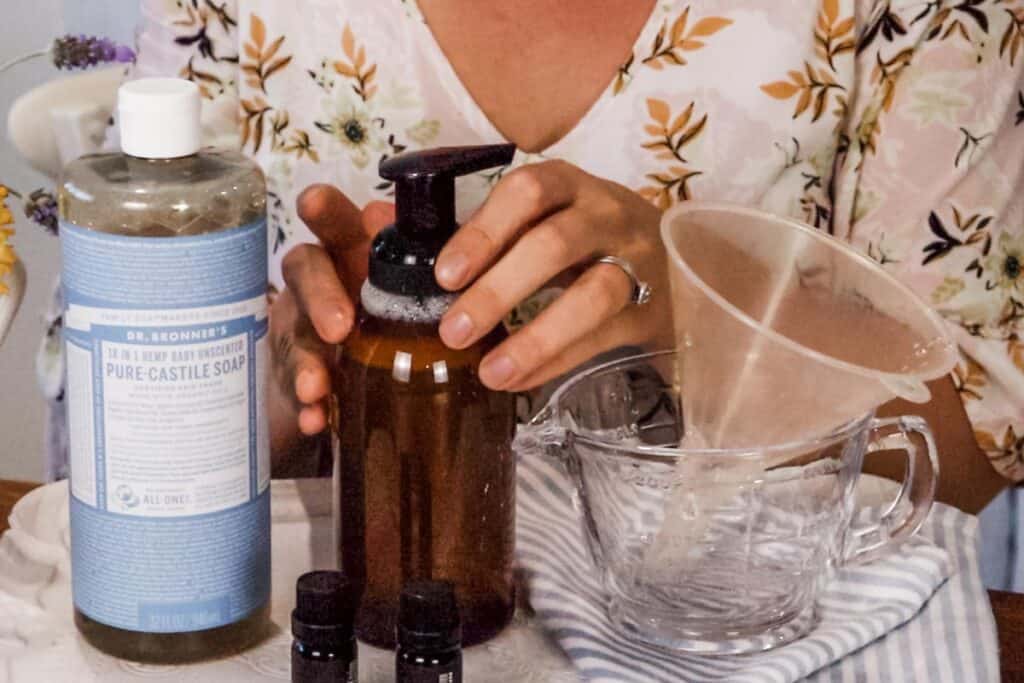 How to dilute Castile soap to use as hand soap Pineapple Farmhouse